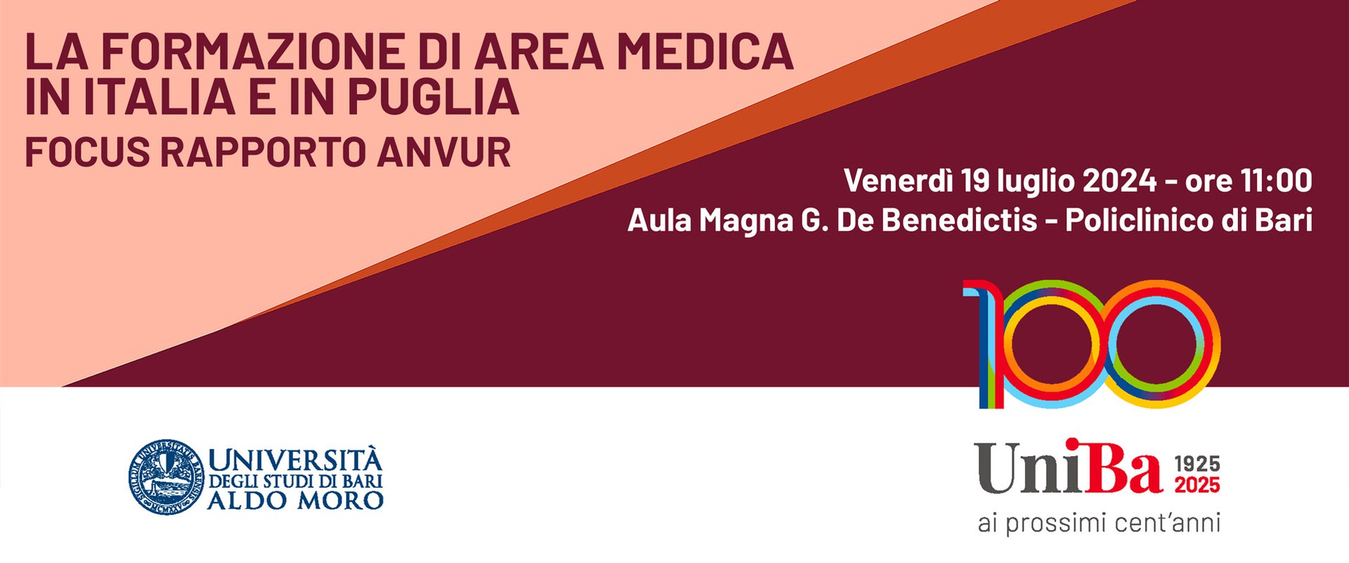 La formazione di area medica in Italia e in Puglia